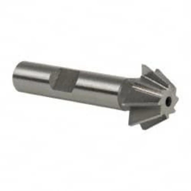Made in USA 3/4 x 5/16 60 8-Tooth High Speed Steel Single-Angle Cutter Uncoated, Right Hand Cut, 2-1/8 OAL, 3/8 Shank...